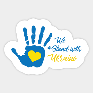 We stand with Ukraine, Fu*k Putin, Stand with Ukraine, Stop War, Middle Finger, Anti Putin, Strong Ukraina T-Shirt, Save Ukraine, Peace T-Shirt Sticker